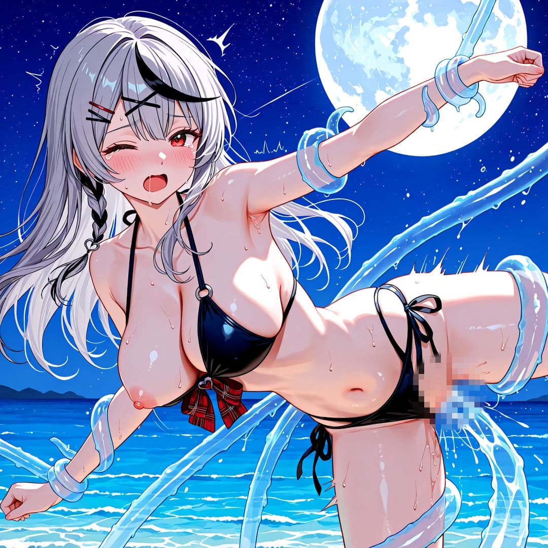 Fan fiction 沙花〇クロヱ 触手 サンプル3