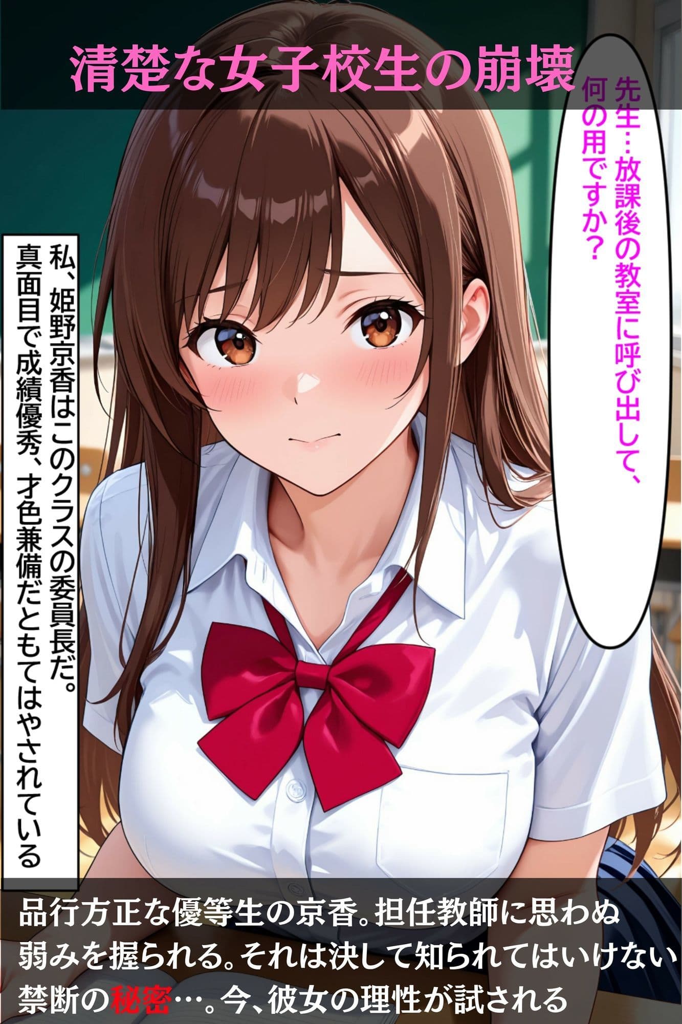 強●性指導「密会報告ー品行方正・委員長の陥落ー」「NTRメス堕ちへ」 サンプル1