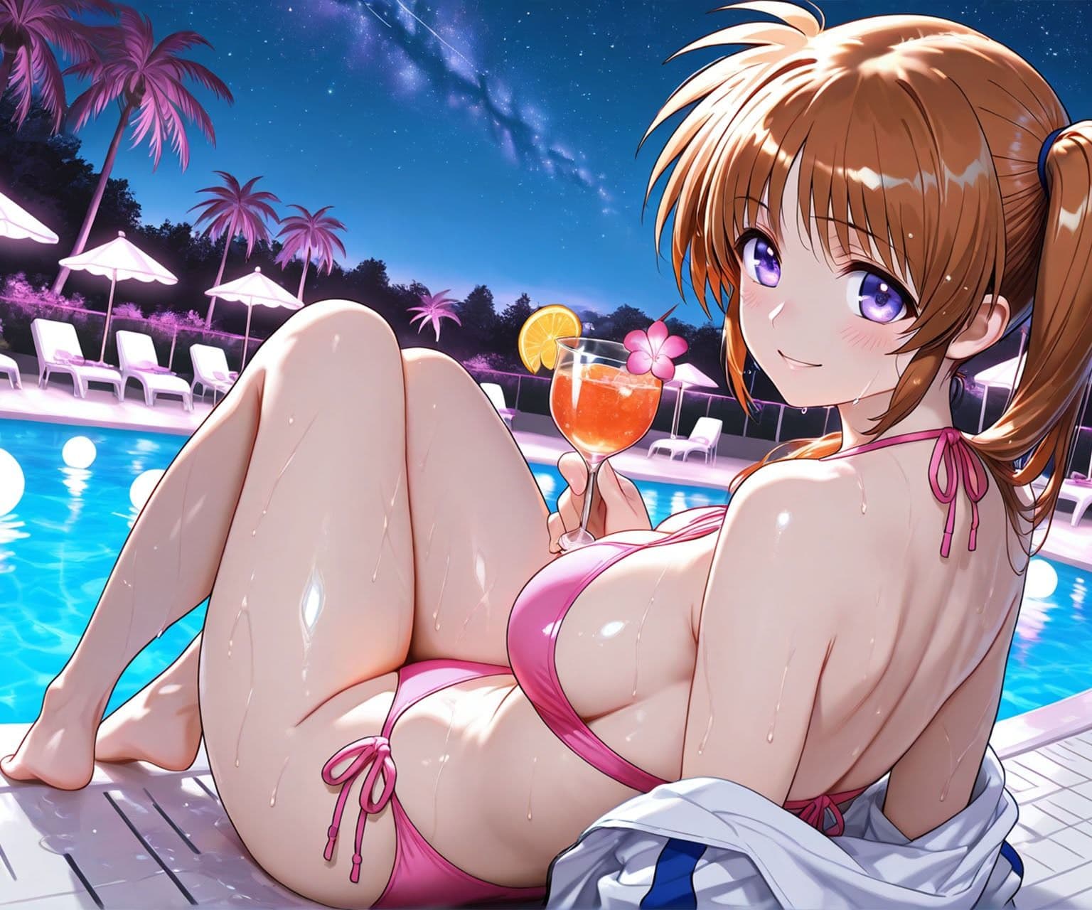 Night Pool  DE  ふぇーばー。 サンプル2