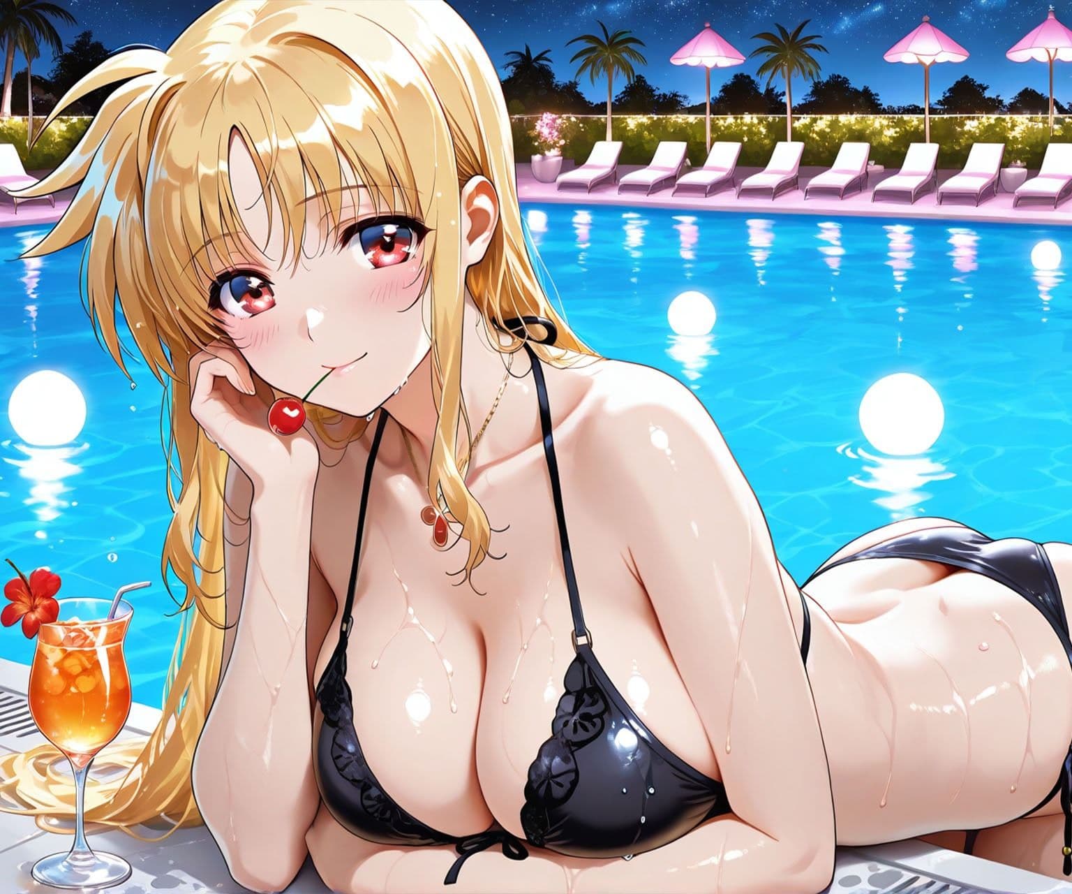 Night Pool  DE  ふぇーばー。 サンプル3