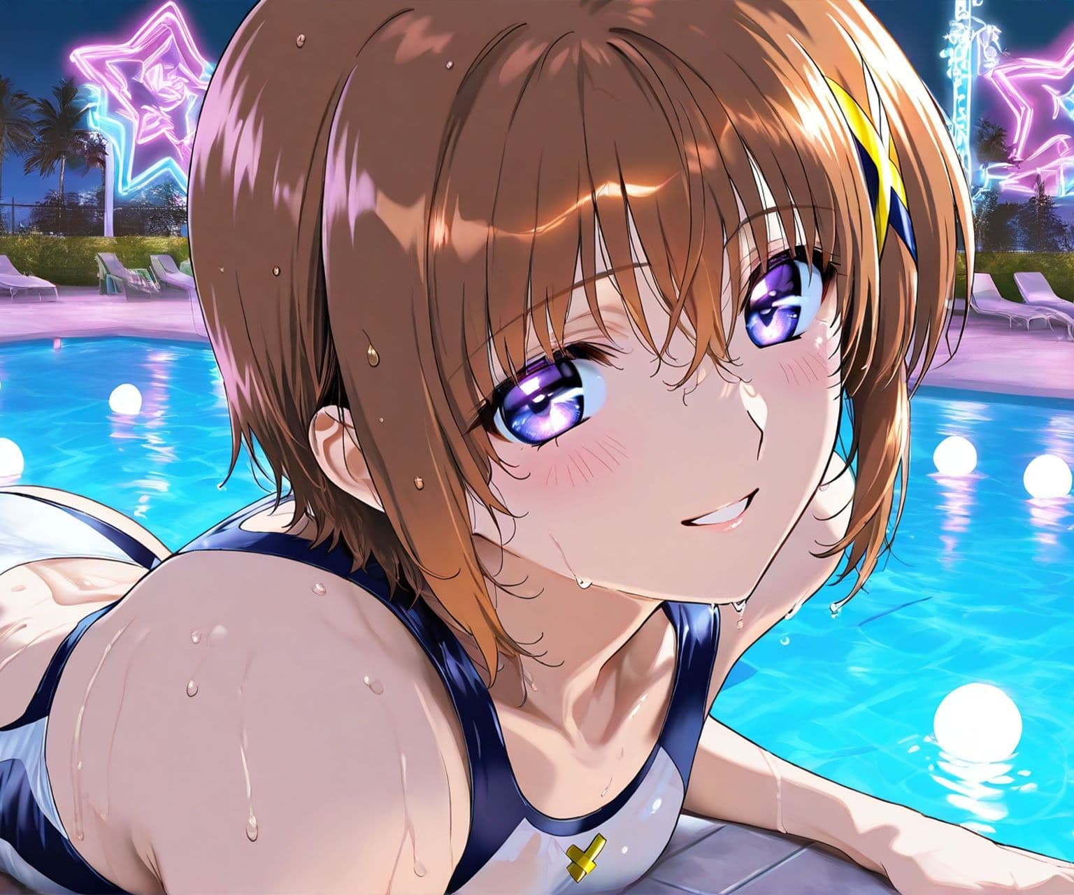 Night Pool  DE  ふぇーばー。 サンプル4