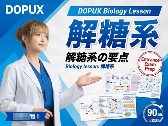 【▲20】一ノ瀬廻里 大学に進学し強豪予備校『DOPUX（ドピュックス』で生物I，IIを教える名物講師に！（Vol.021:解糖系）