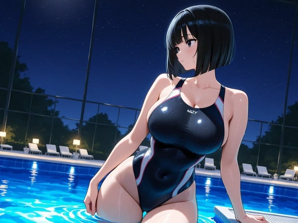 競泳水着の美女で、ひとぬきっ2 サンプル1