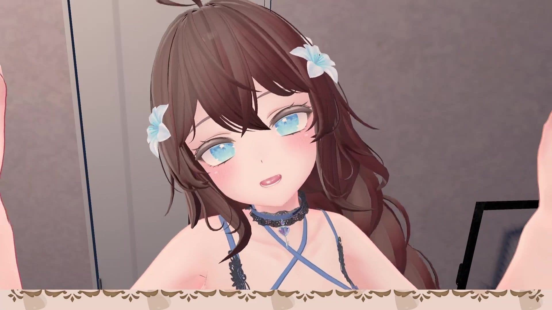 【フルトラChilloutVR】明日のお射精のために、おちんぽ1時間甘々責め！  井栗まろん サンプル1