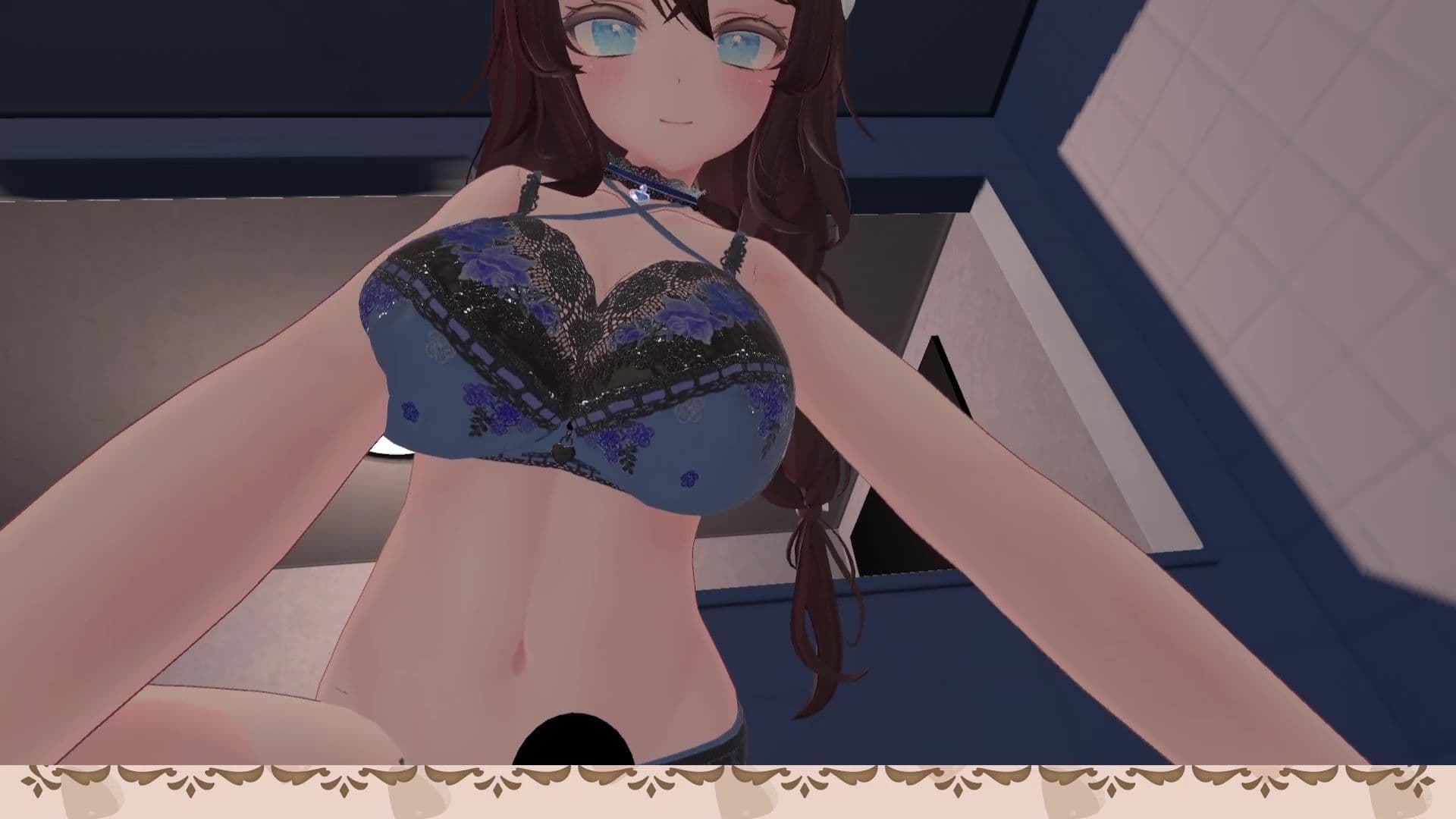 【フルトラChilloutVR】明日のお射精のために、おちんぽ1時間甘々責め！  井栗まろん サンプル8
