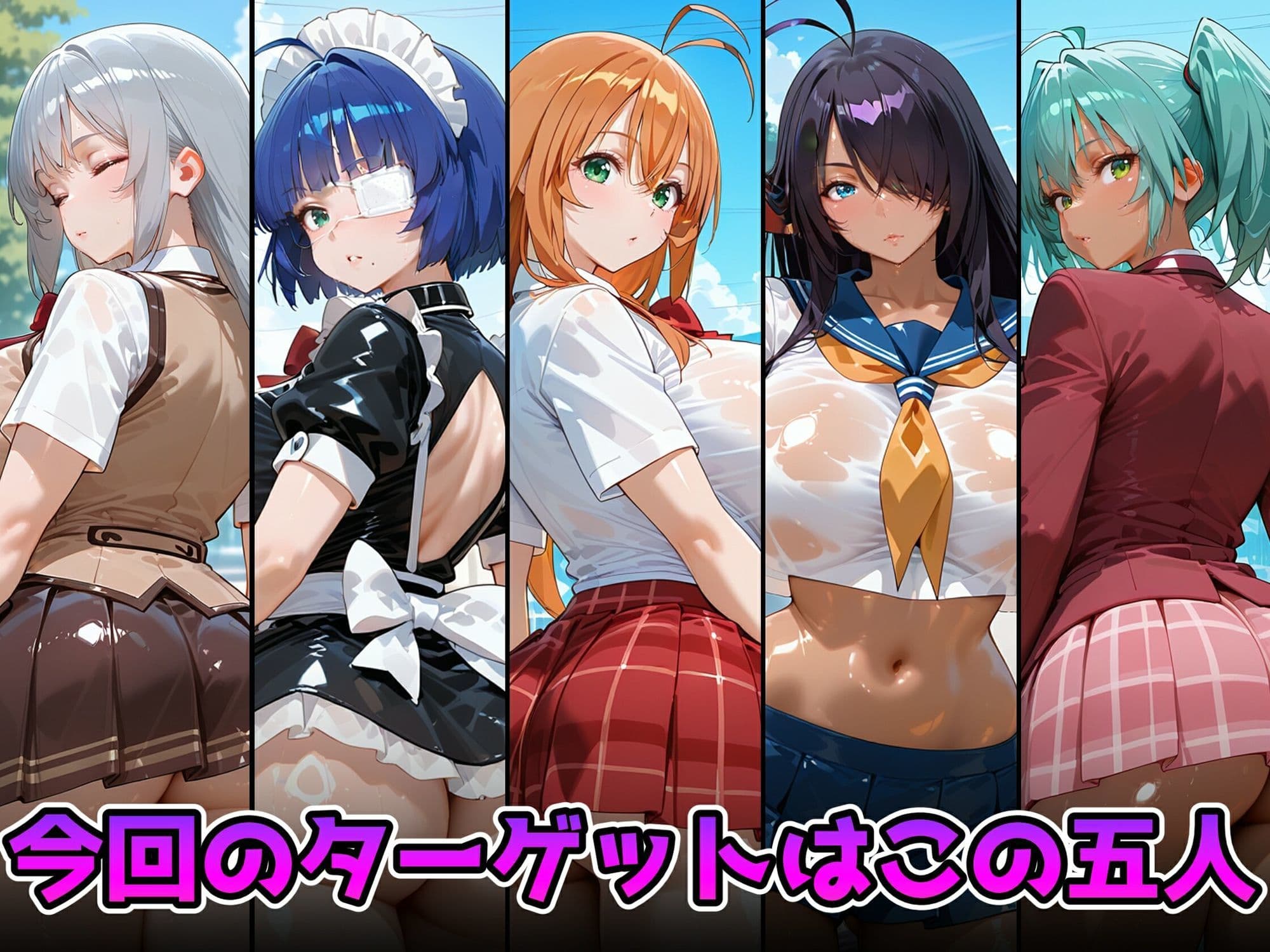 抵抗できないヒロインたちを快楽堕ちさせてみた  一騎〇千編 サンプル1