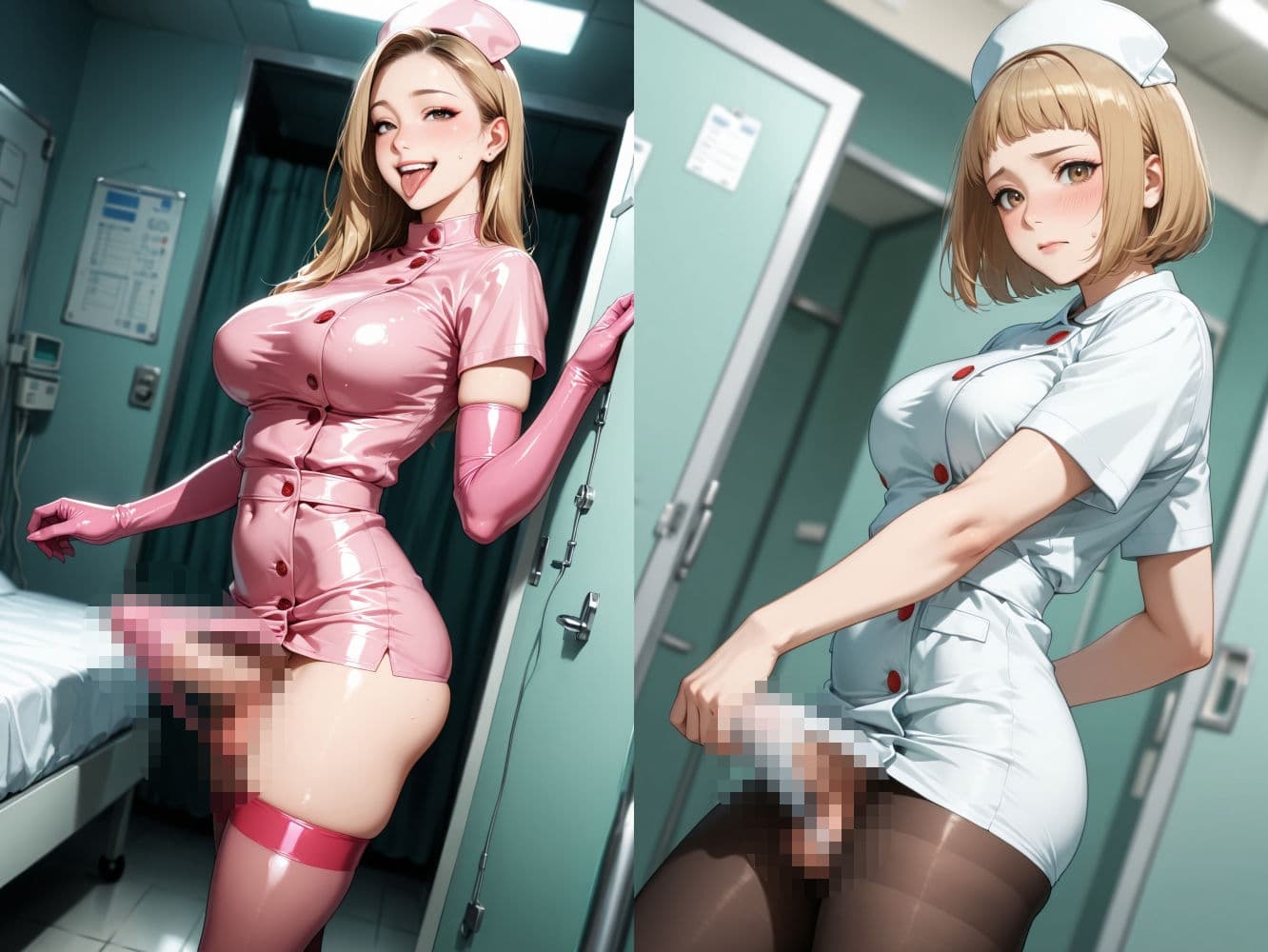 限界ドスケベふたなりナース サンプル2