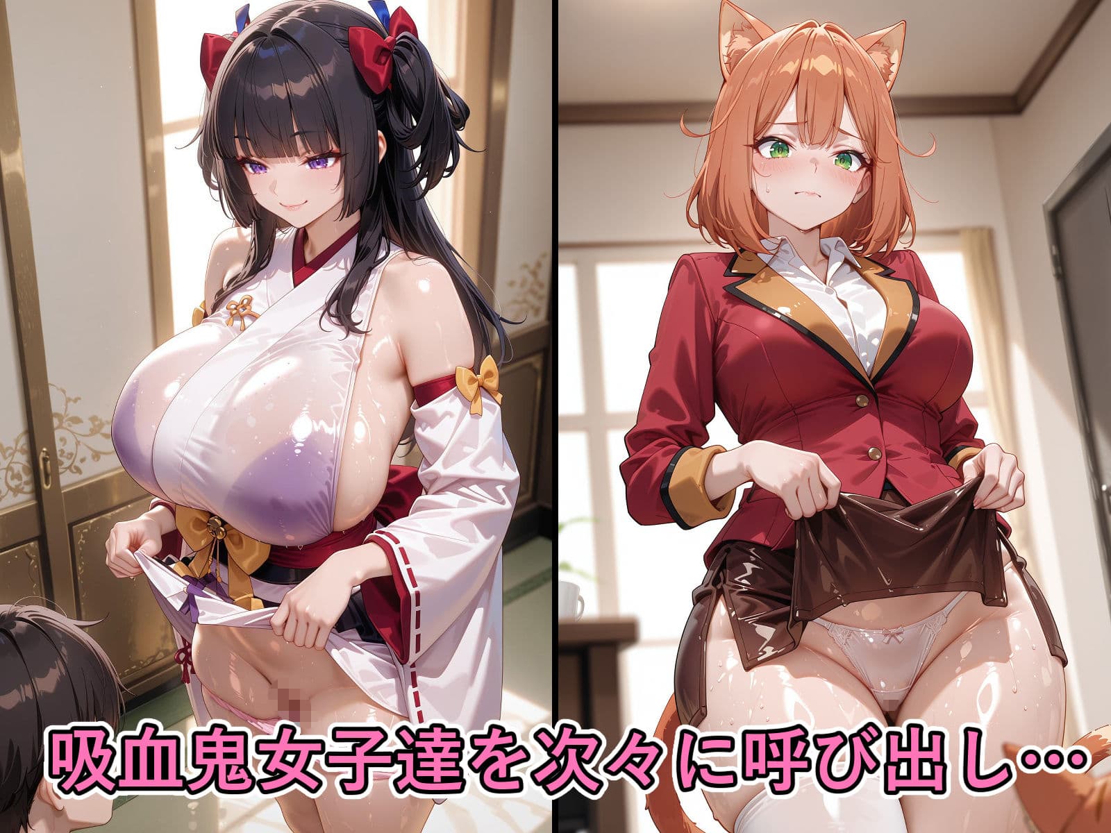 催◯アプリで完全支配吸血鬼女子達をぬるぬる孕ませックス3 サンプル1
