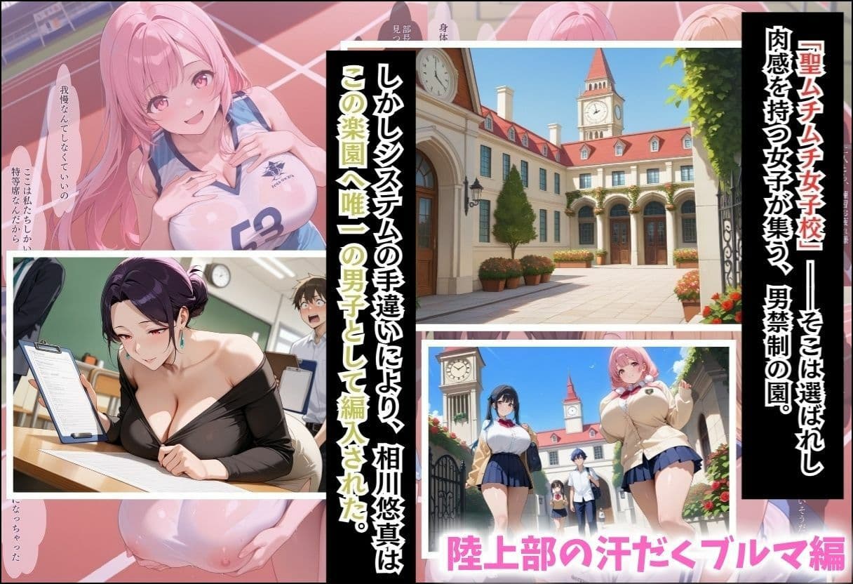 間違って女子校に入学したらムチムチ女子校生に毎日中出しを要求される学園生活〜総集編05〜 サンプル6