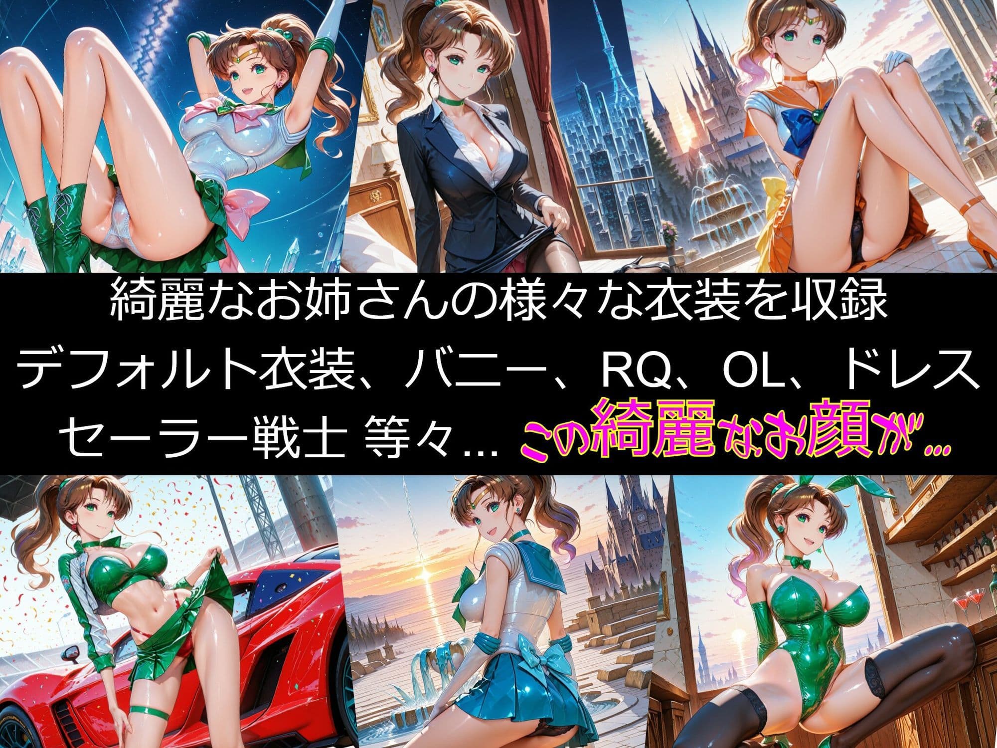 【衣装多種】ジュ〇ター、頼れる乙女の恥辱。鍛え抜かれた肉体が悦びに震え、恥じらいを捨てて媚態を晒す_SEXその他編 サンプル1