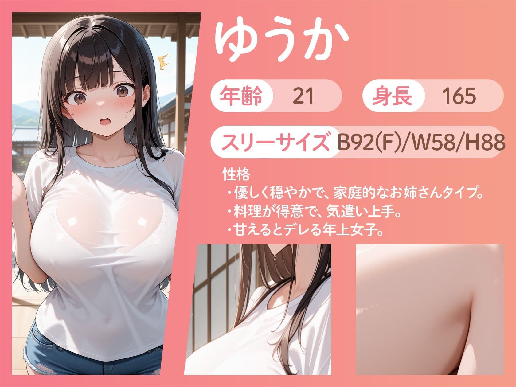 おばあちゃん家で再会したいとこが、もう女になってた件w サンプル1