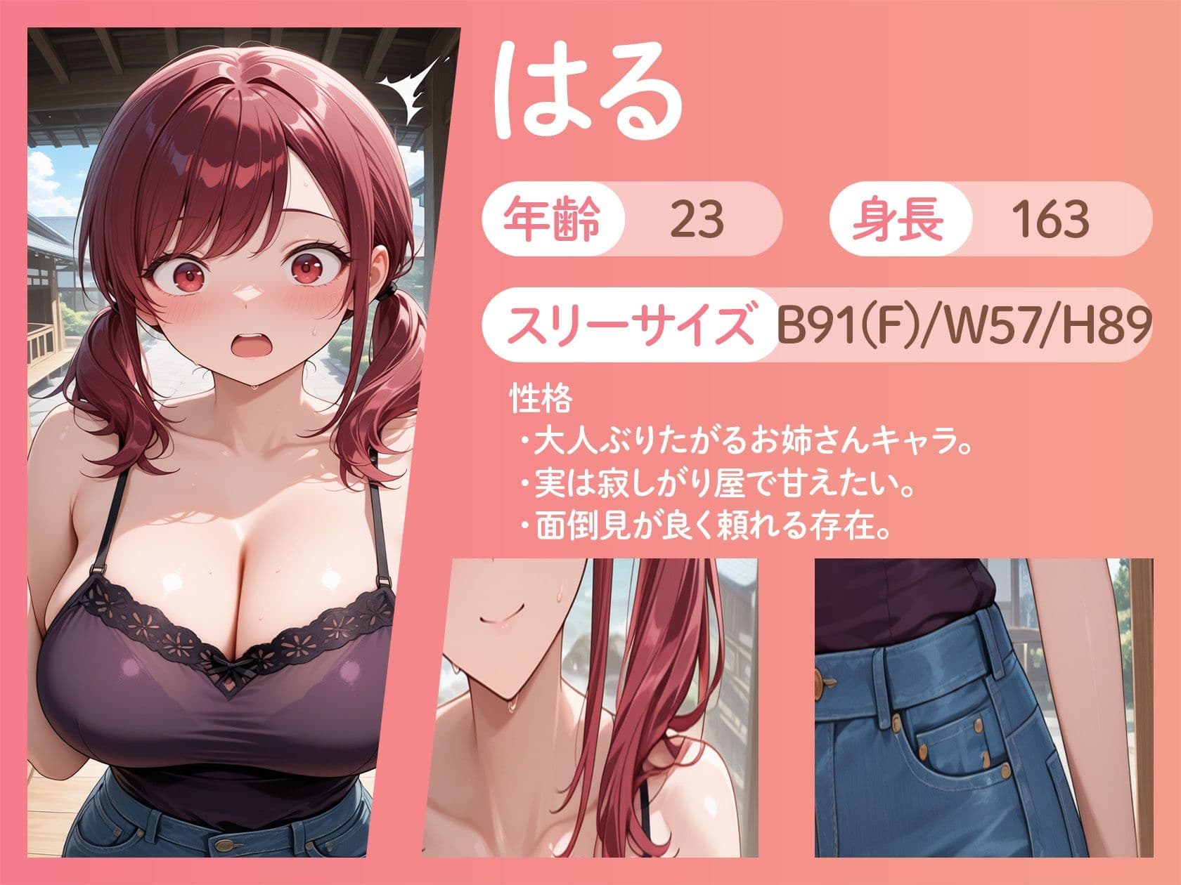 おばあちゃん家で再会したいとこが、もう女になってた件w サンプル5