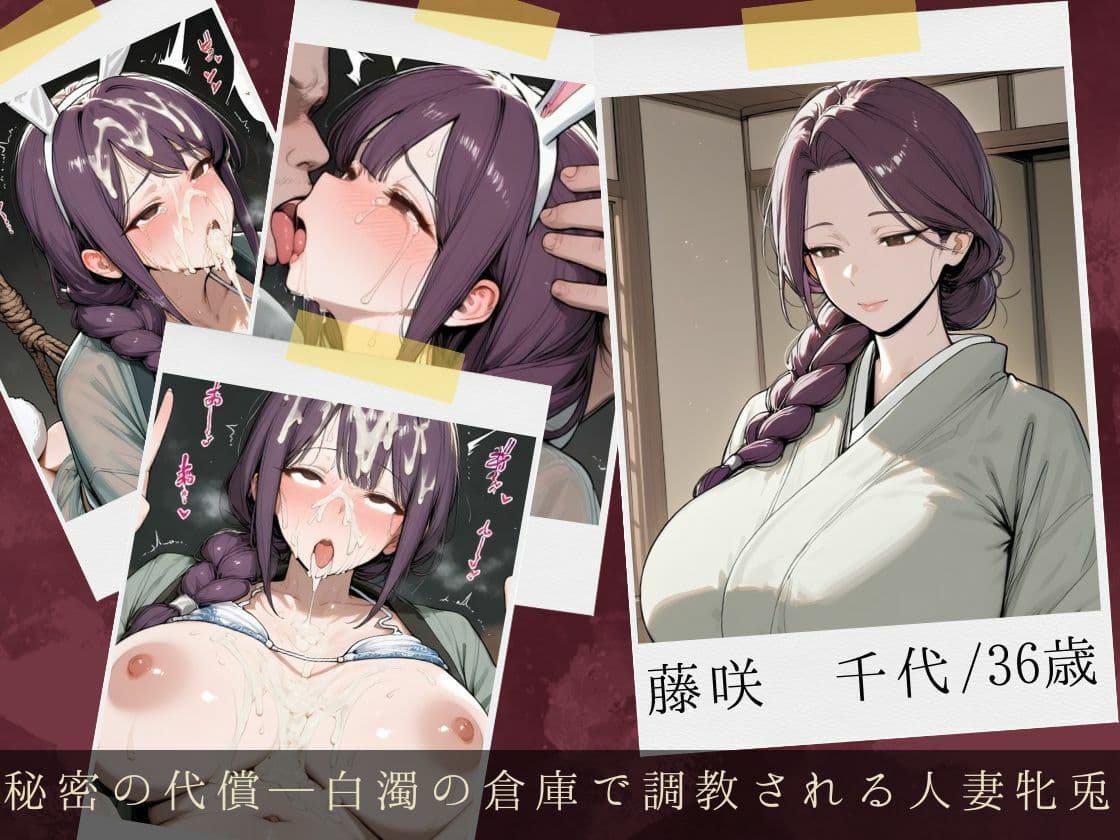 服従ぶっかけ家畜化便器〜しきたりに縛られた和装人妻が快楽を貪るペットに堕ちるまで〜 サンプル3