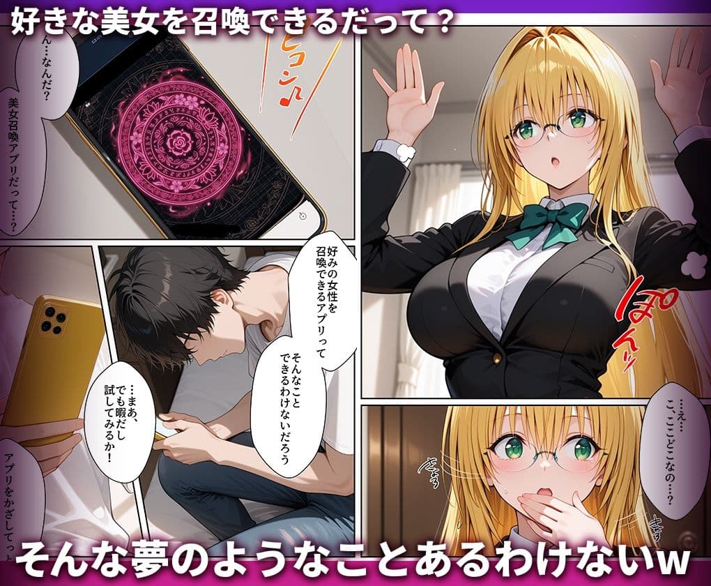 好きな女の子を強●召喚してハメまくっちゃった話_ティア○ユ サンプル1