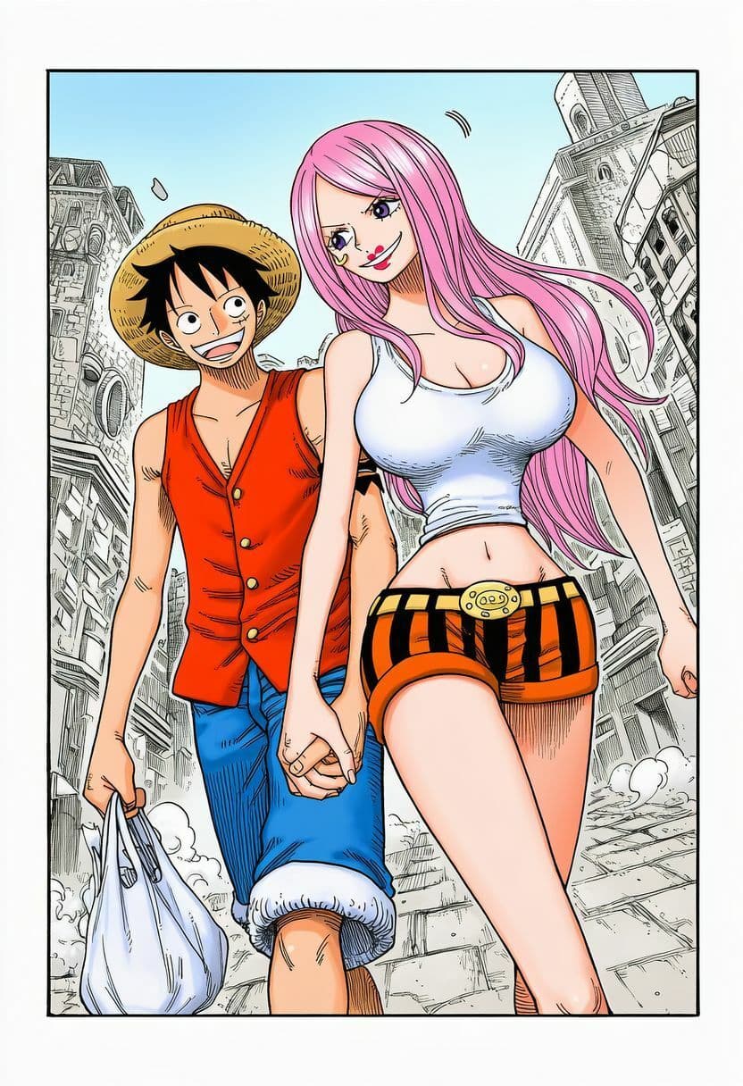 ルフ〇ボニ〇いちゃいちゃ画像集 サンプル2