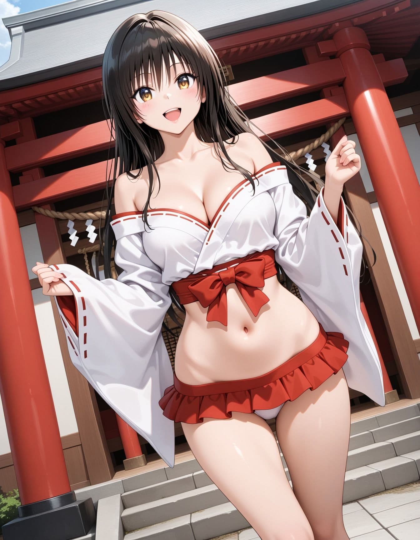 キモ爺に犯●れた巫女少女 サンプル1