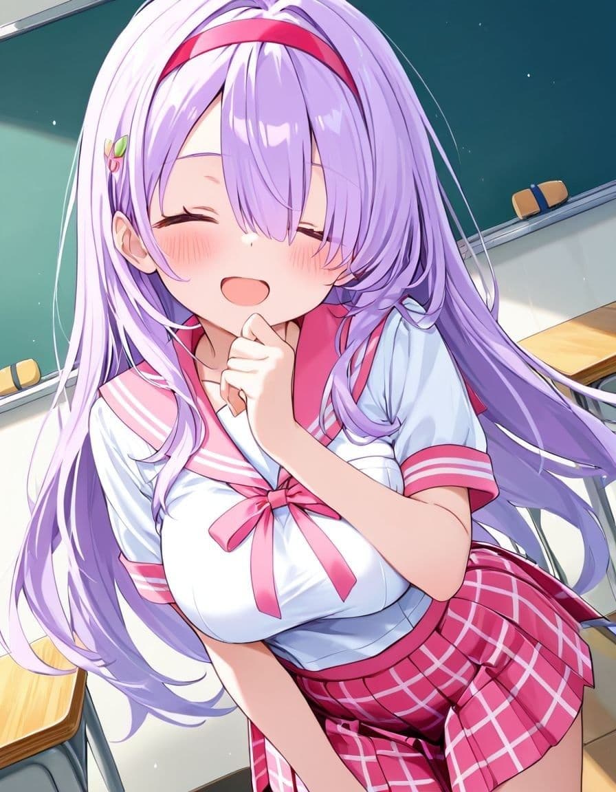 どこでもセックスするのが当たり前になっちゃった世界 ピンクセーラー服 編 サンプル1