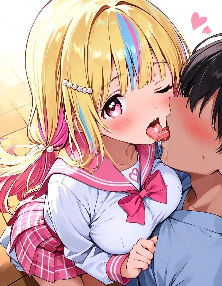 どこでもセックスするのが当たり前になっちゃった世界 ピンクセーラー服 編 サンプル2