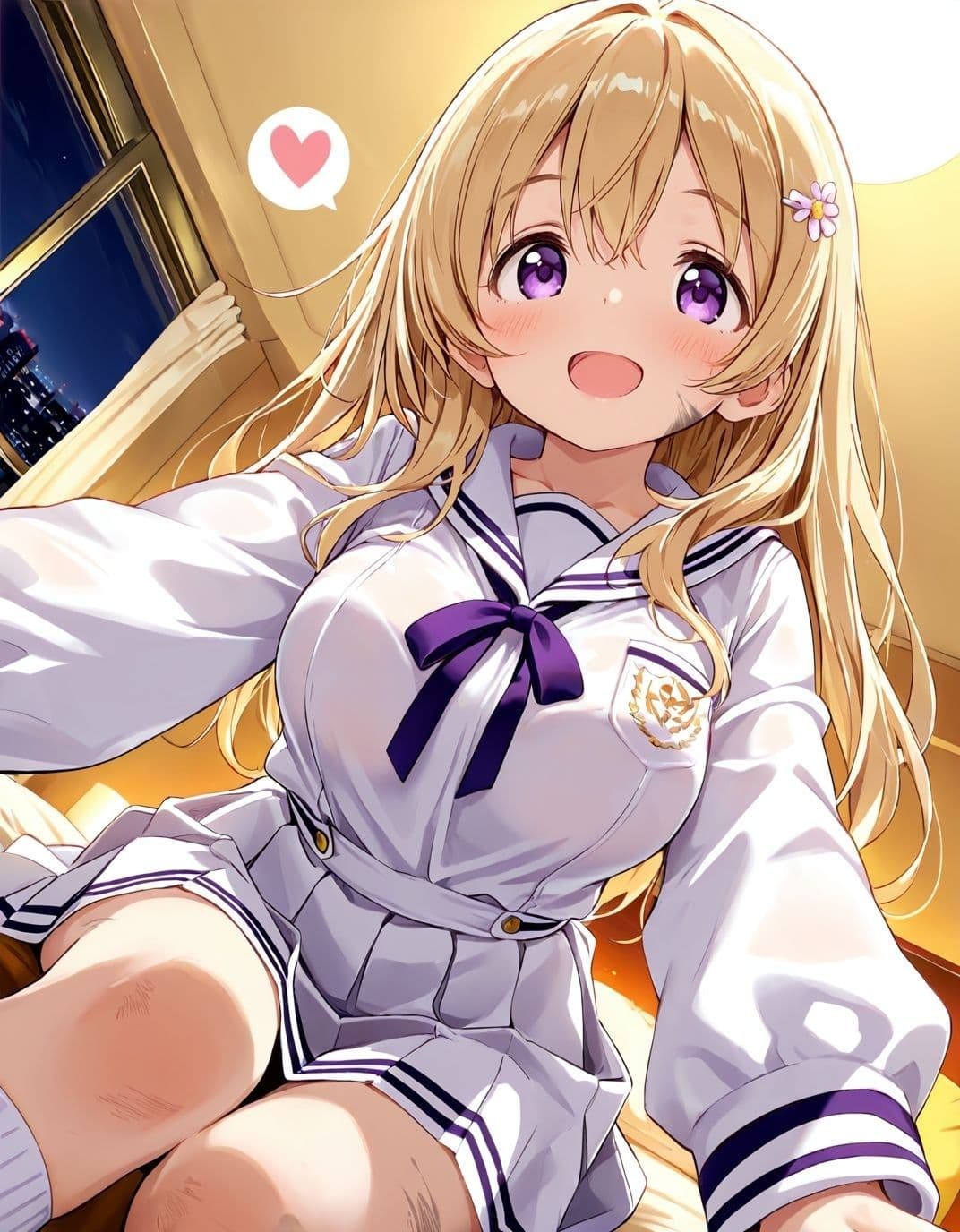 総集編 1どこでもセックスするのが当たり前になっちゃった世界 白セーラー服 ver サンプル7