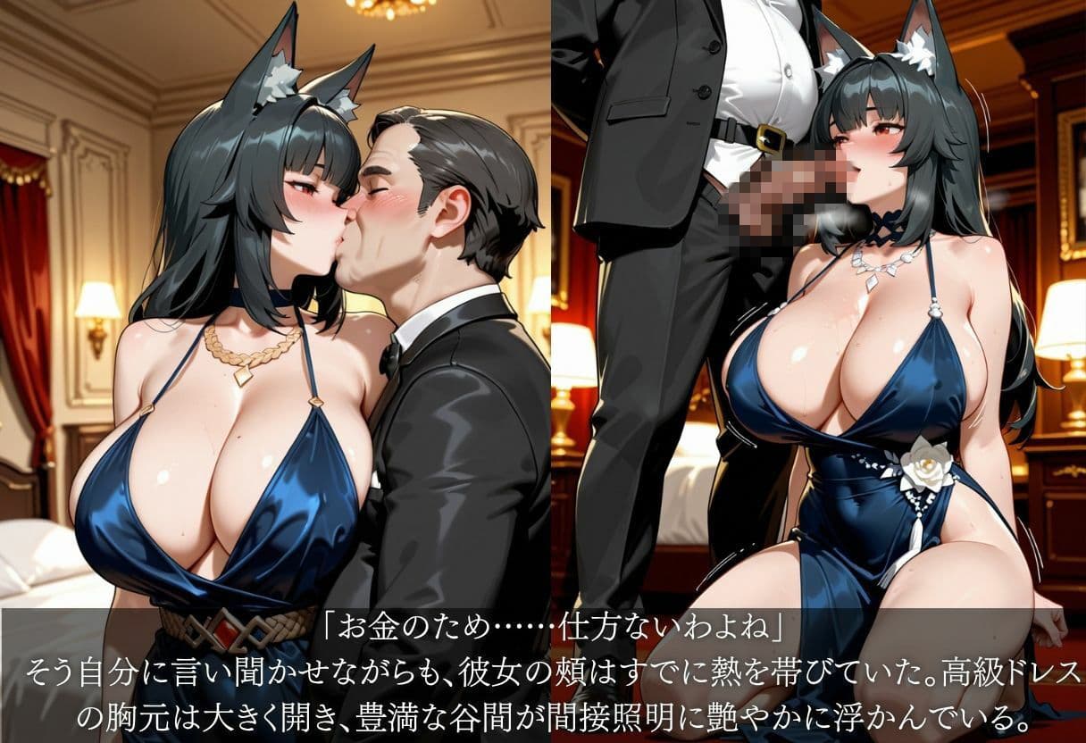 巨乳美女がお金のために富豪老人にご奉仕 サンプル2