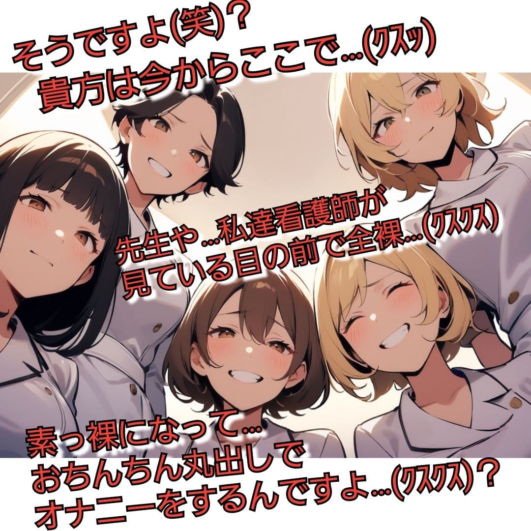 短小包茎マゾ向けCFNMギャラリー 君のオナニー見てあげる 【美人女医＆看護師編】 サンプル3
