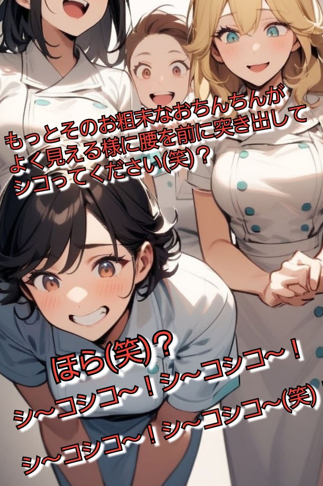 短小包茎マゾ向けCFNMギャラリー 君のオナニー見てあげる 【美人女医＆看護師編】 サンプル7