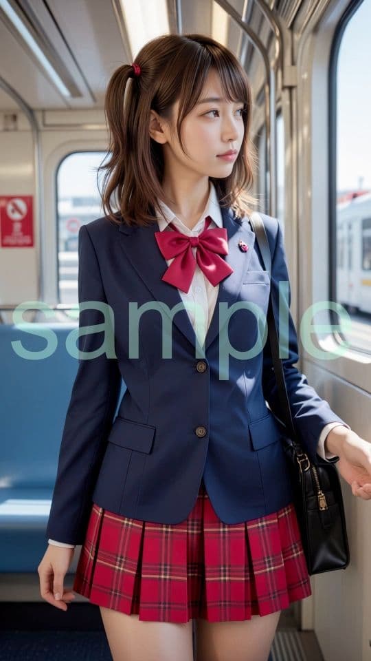 お触り痴〇電車 制服編 サンプル1
