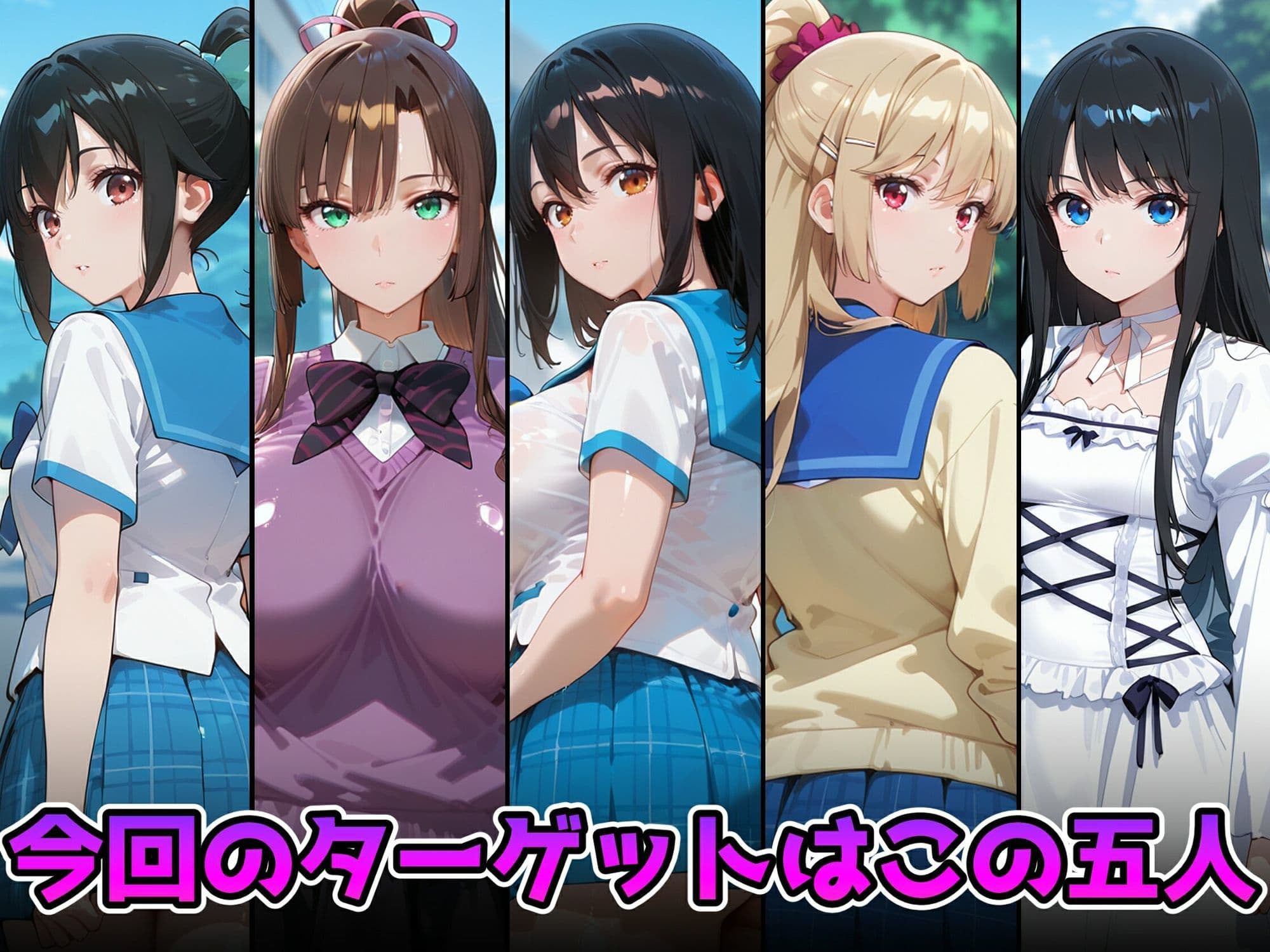 抵抗できないヒロイン達を快楽堕ちさせてみた  スト〇ラ編 サンプル1