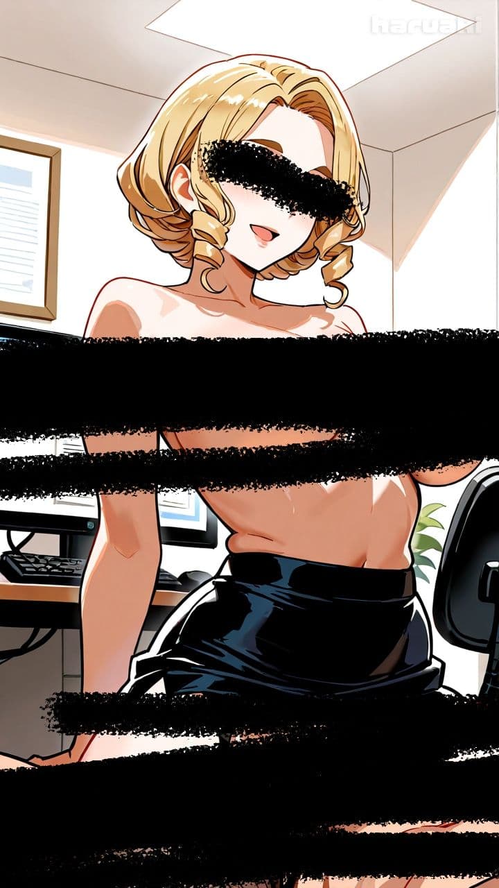 【AIアニメ巨乳美女写真集】Vol.17おっぱい性奉仕が大事なお仕事の金髪秘書森永さん サンプル4