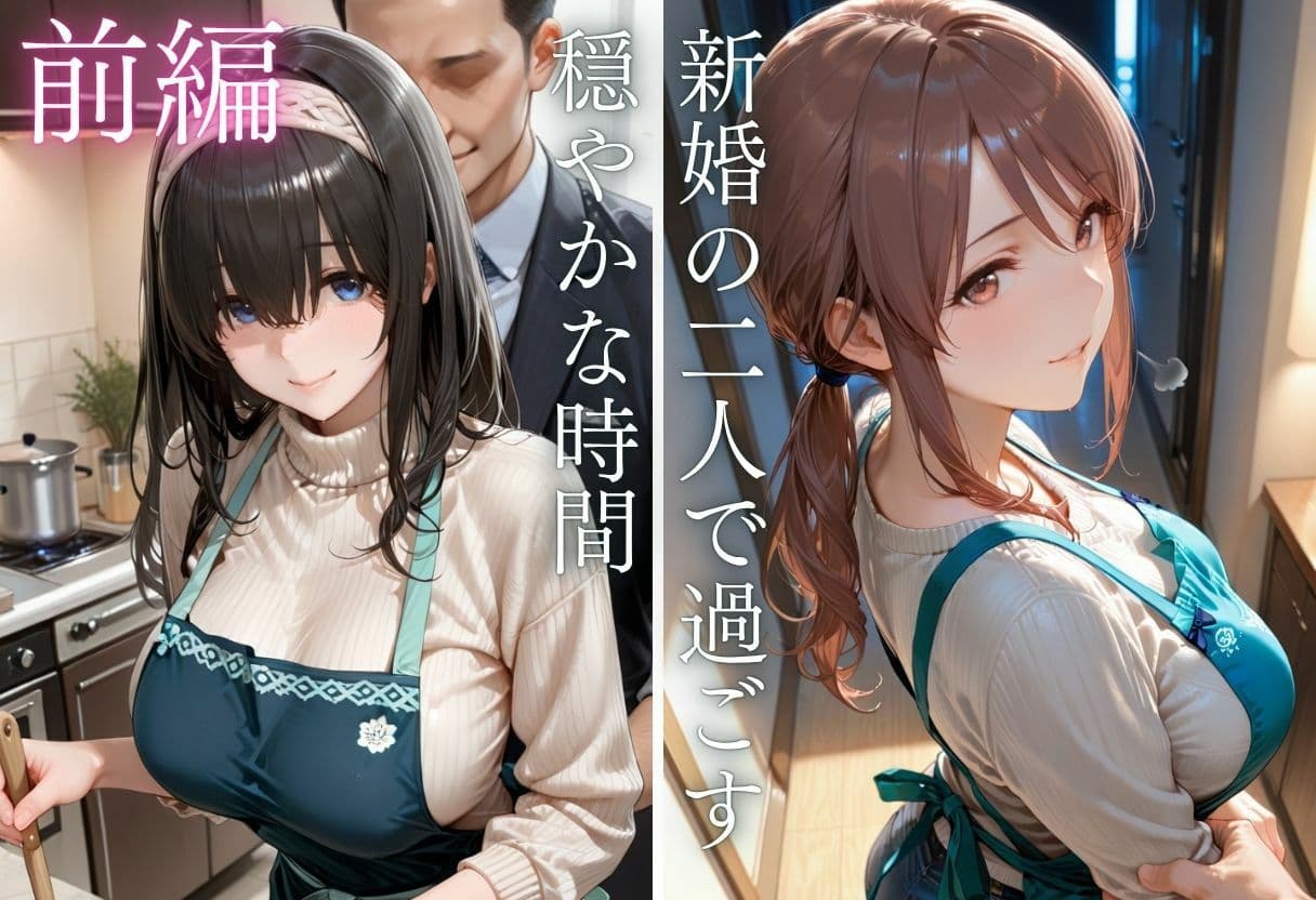 純愛新婚の果てに…裸エプロン妻の隣人NTRでハート目にVol.3 サンプル4