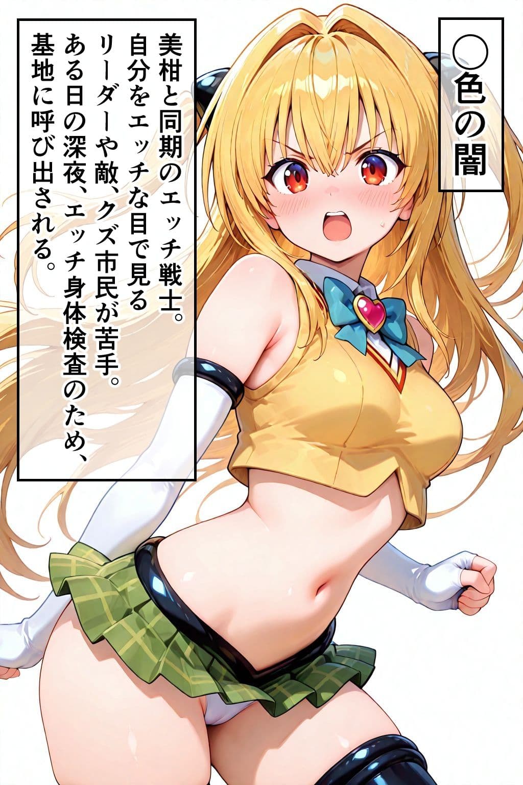 美少女エッチ戦士 金◯の闇 1  えっちぃ身体検査、クズ市民の歪んだ欲望 サンプル2