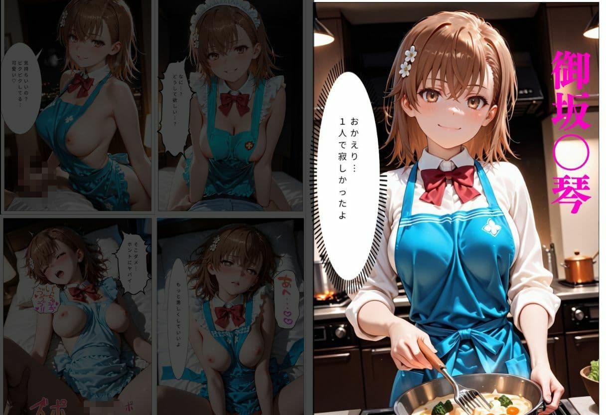 裸エプロンで誘惑ドキドキハーレム生活 サンプル8