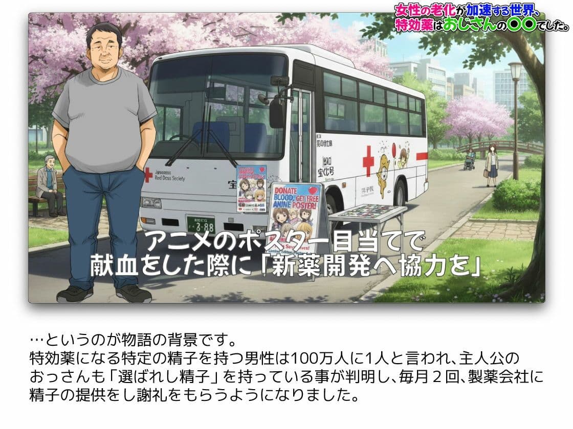 女性の老化が加速する世界、特効薬はおじさんの〇〇でした。 サンプル5