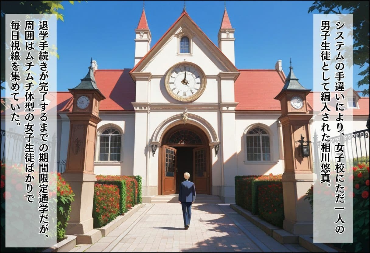 間違って女子校に入学したらムチムチ女子校生に毎日中出しを要求される学園生活〜放課後甘々Wヒロイン編〜 サンプル1
