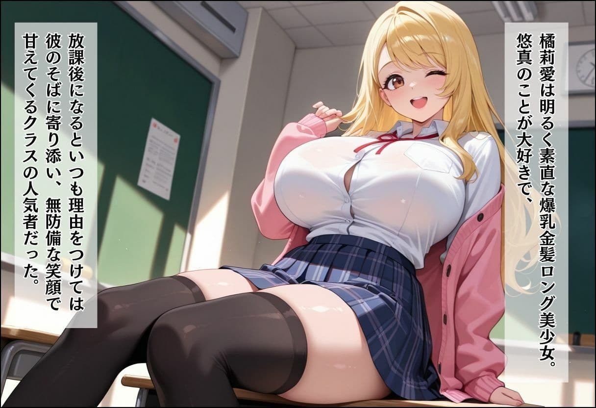 間違って女子校に入学したらムチムチ女子校生に毎日中出しを要求される学園生活〜放課後甘々Wヒロイン編〜 サンプル2