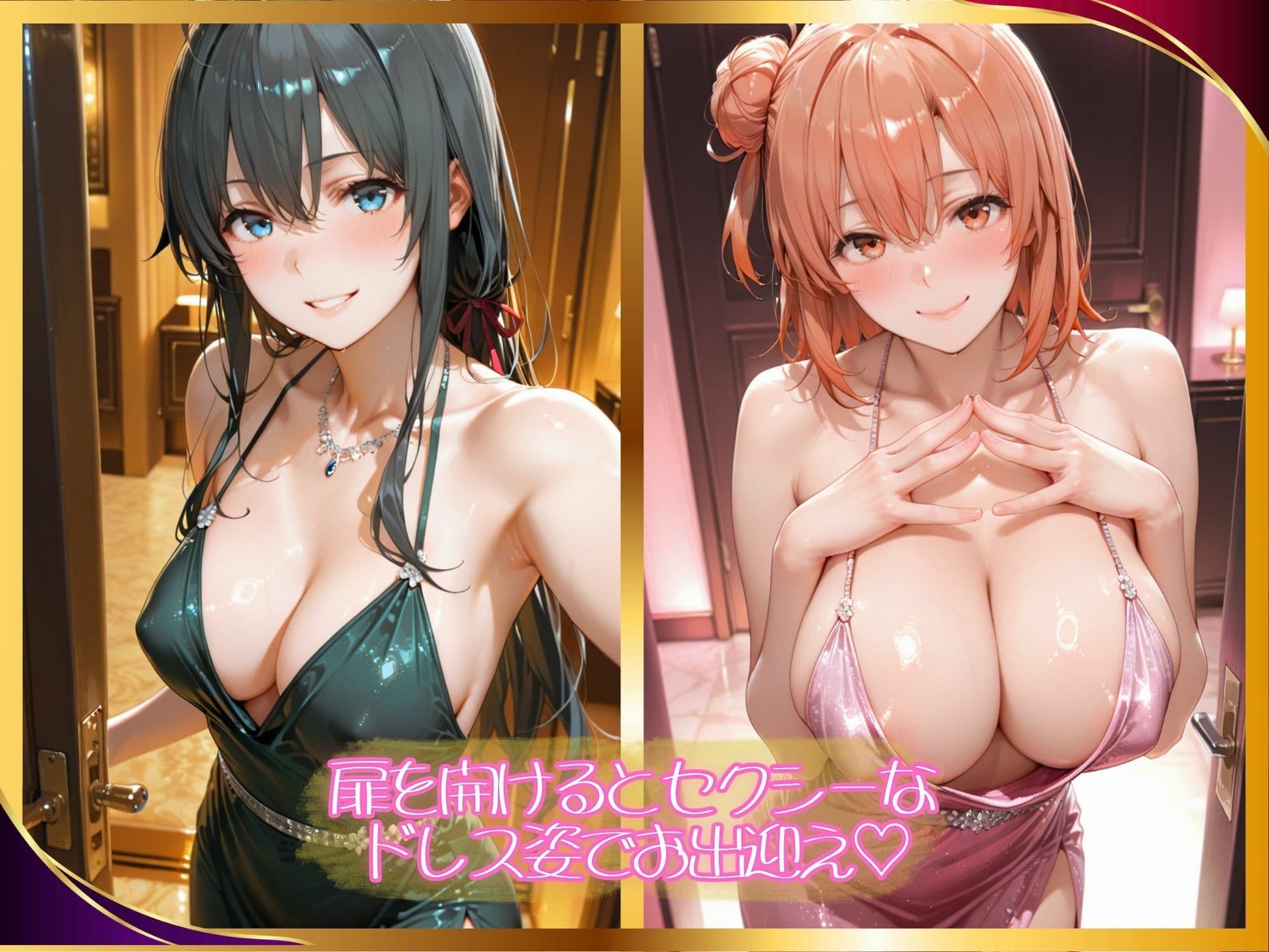 【高級風俗嬢】濃厚ご奉仕 〜や●り俺の青●ラブコメはまち●っている。 雪●下 ●乃＆由●ヶ浜 結●〜 サンプル1