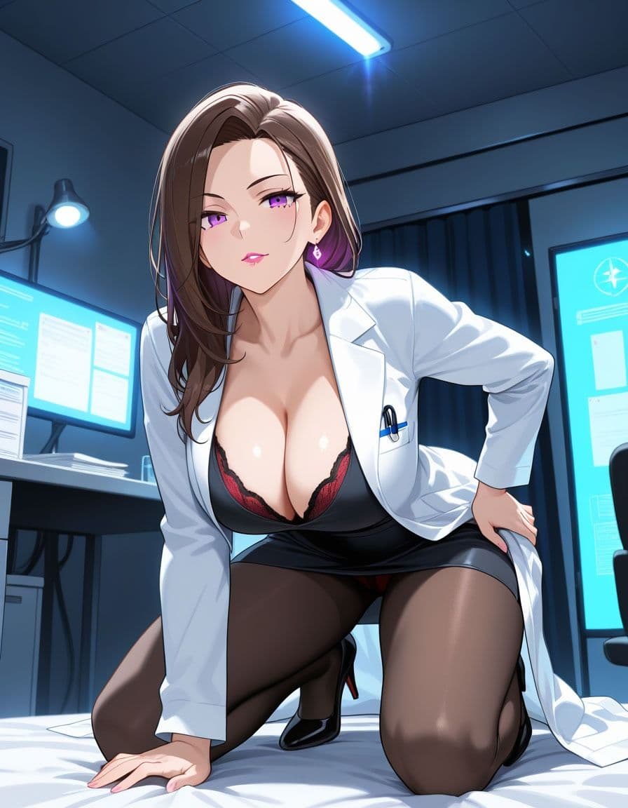 気が強めの人妻女医師がアへ顔でいきまくる サンプル2