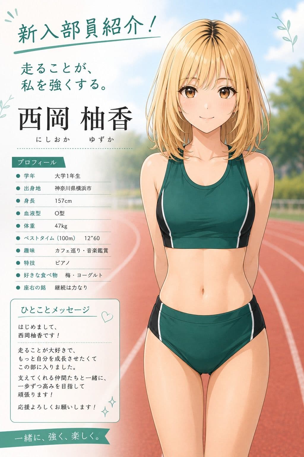 【CG】女子陸上部新入部員ヌード写真集  Vol.1 サンプル1