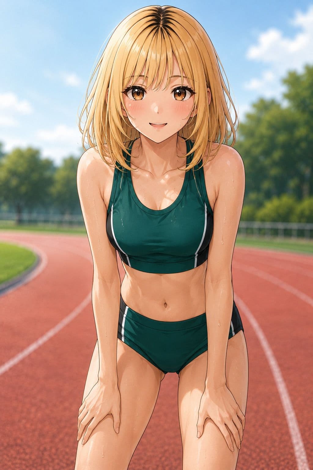 【CG】女子陸上部新入部員ヌード写真集  Vol.1 サンプル3