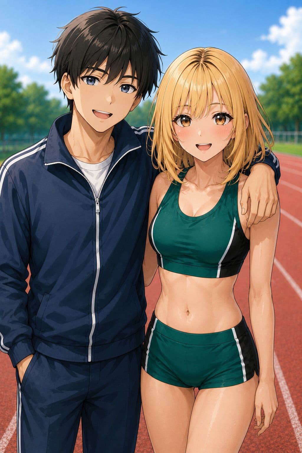 【CG】女子陸上部新入部員ヌード写真集  Vol.1 サンプル7