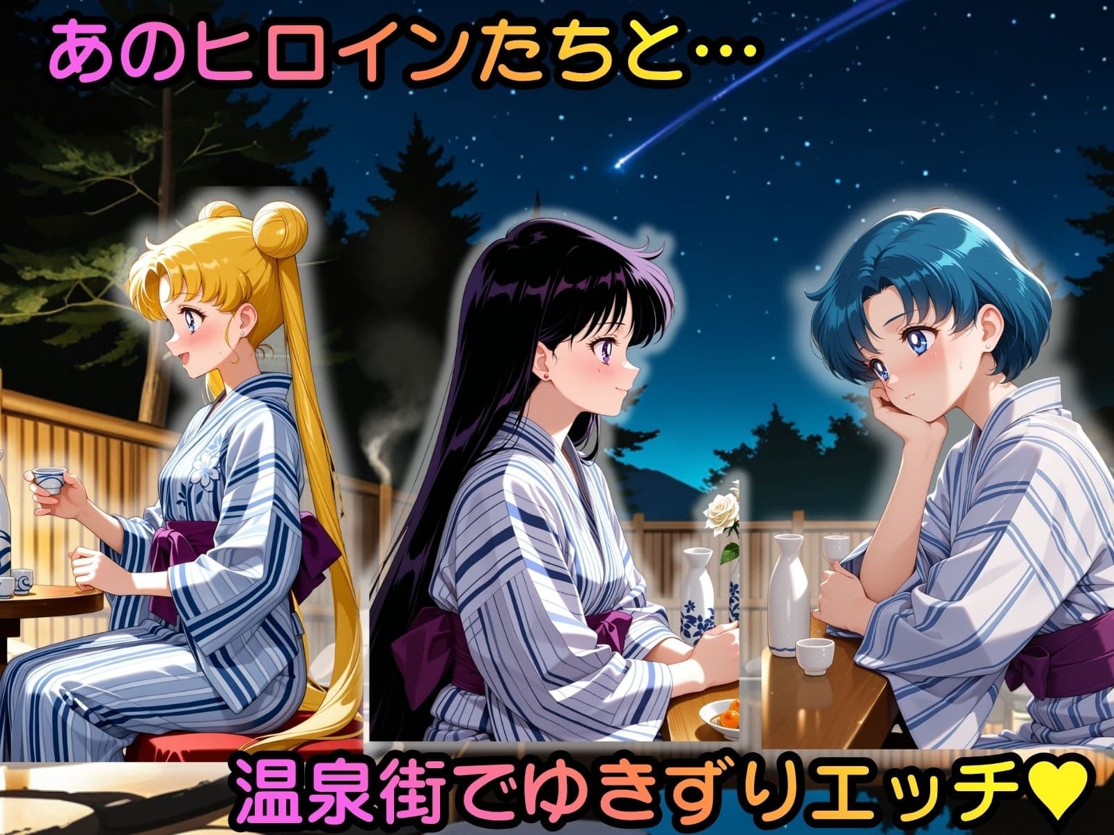 ヒロイン温泉街ゆきずりエッチ  美少女戦士セーラ●ムーン編 サンプル1
