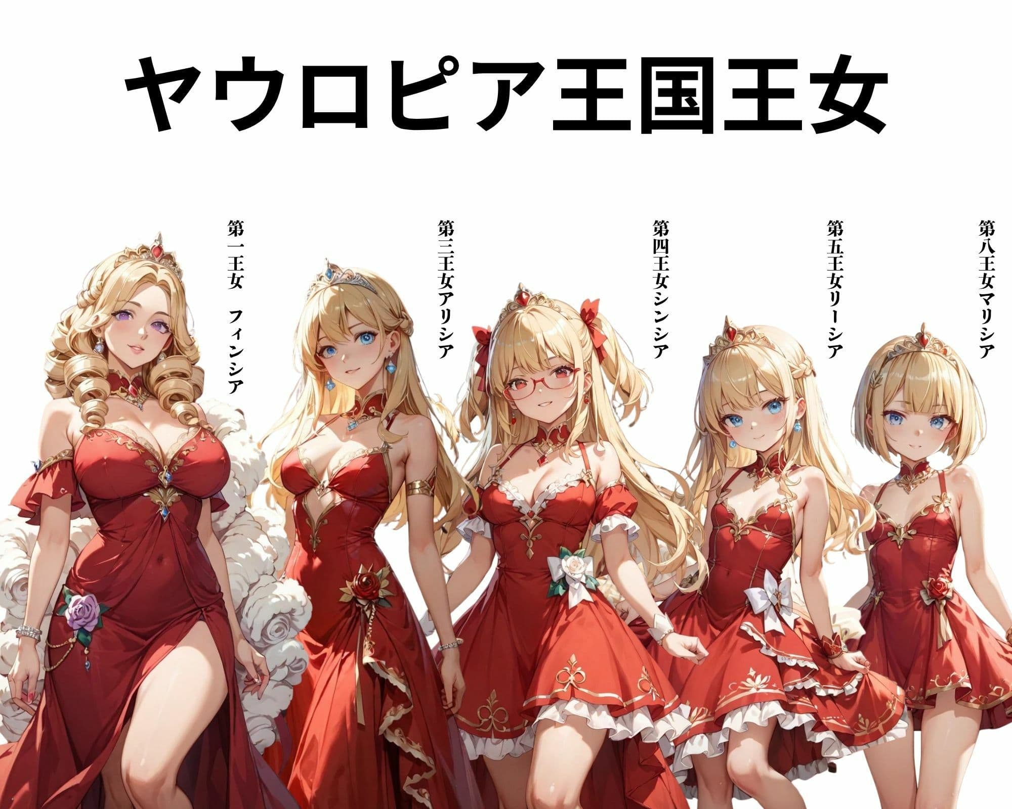 【エロ画像】  ハレンチ王女様たち サンプル1