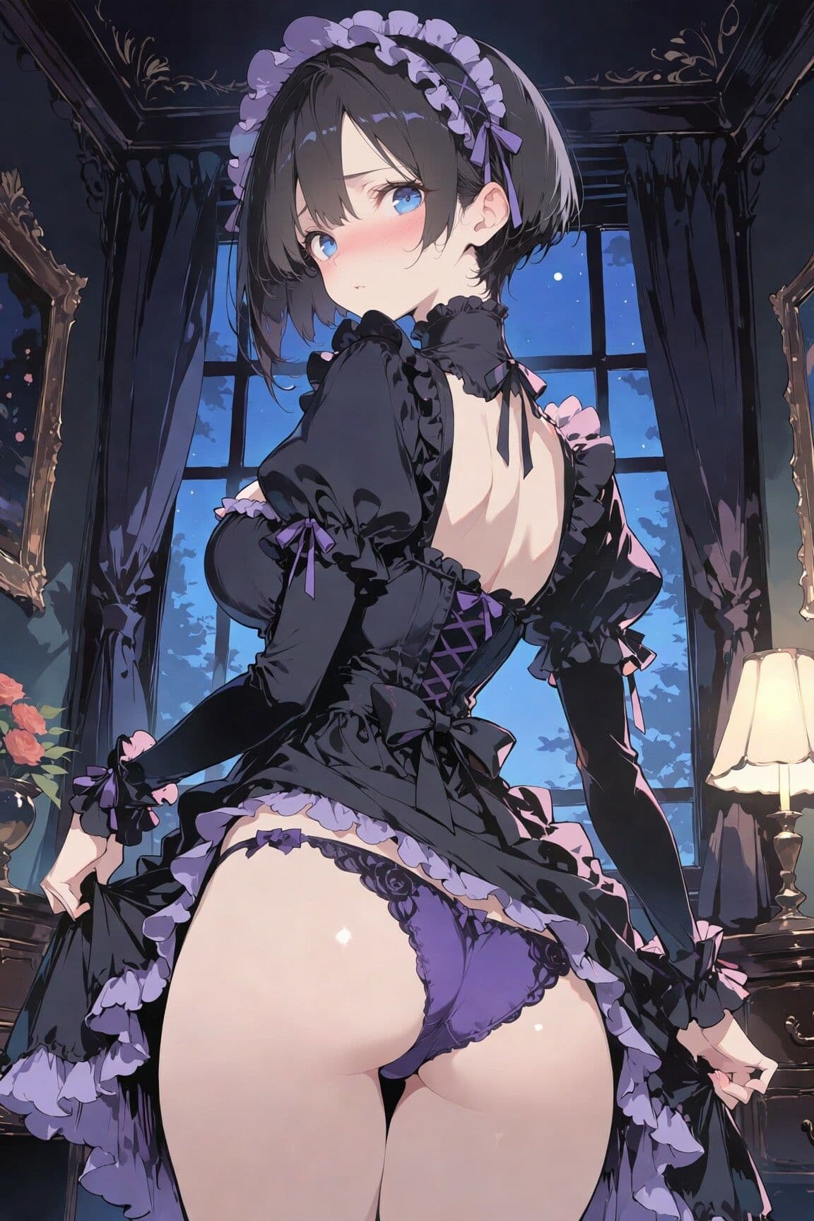 ボーイッシュ巨乳メイドの夜伽奉仕 〜ゴスロリを脱ぎ捨てて御主人様に捧げる蜜尻〜 サンプル2
