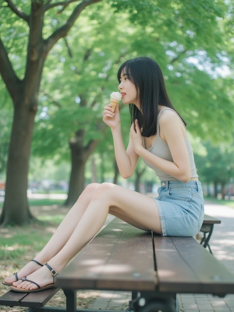 夏服と水着のファッションブック サンプル2