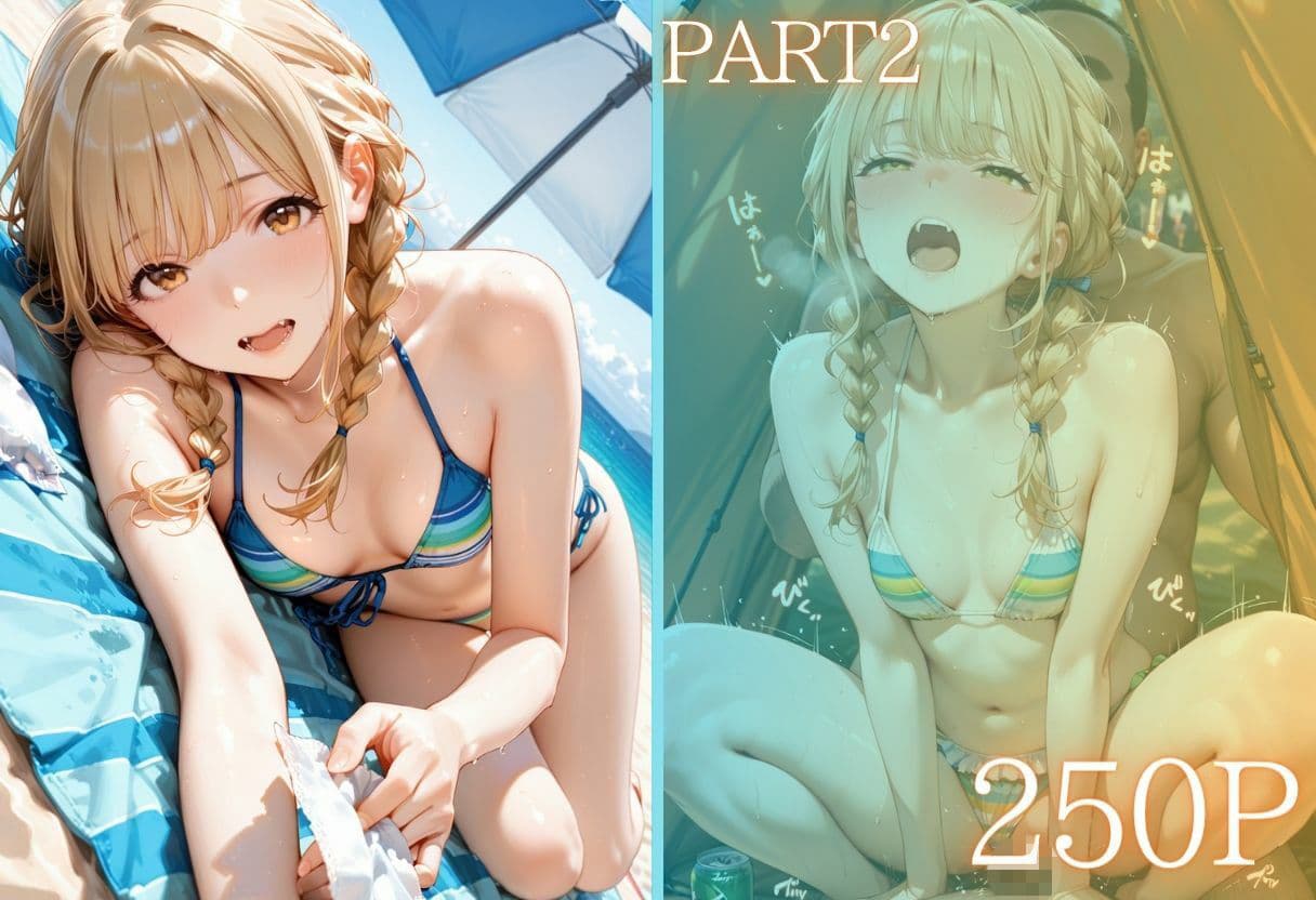 夏の海でナンパされ…彼氏の留守中にテントと砂浜で寝取りSEX Vol.4 サンプル3