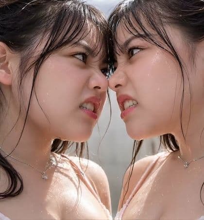 【同一CP】本物は自分と言い張り喧嘩する女 サンプル1