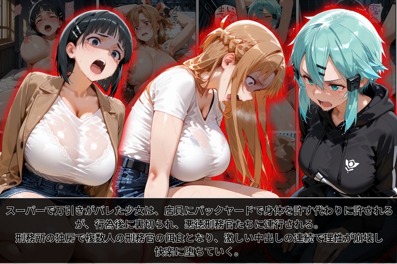 万引き女子‐店員に続き警官チンポで快楽堕ち！‐part2 サンプル1
