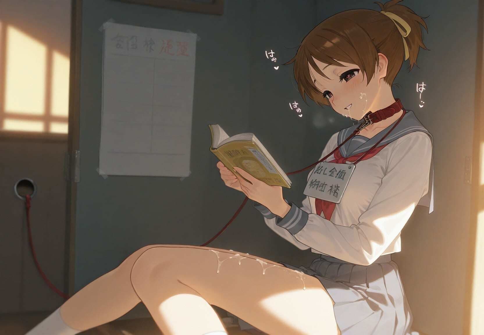 清楚JK彼女が文化祭で「全員の精液受けます」って公衆便器化www け〇おん！ サンプル5