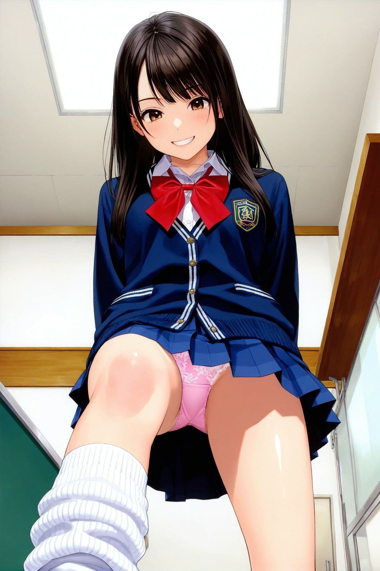 ルーズソックスJKの踏みつけパンチラ  Vol.2 サンプル1