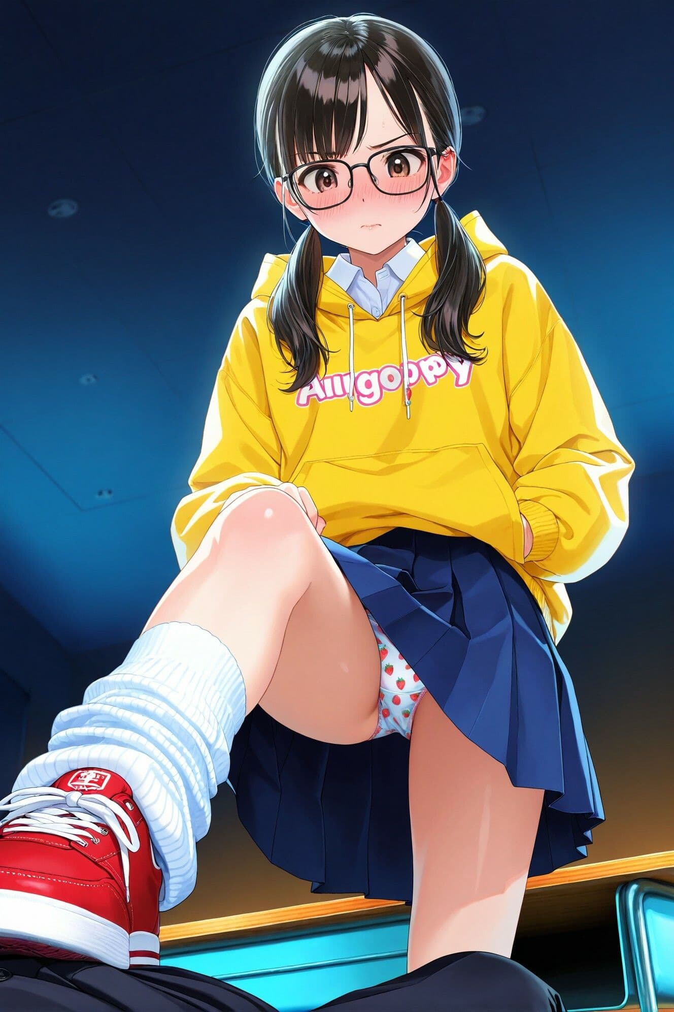 ルーズソックスJKの踏みつけパンチラ  Vol.2 サンプル8